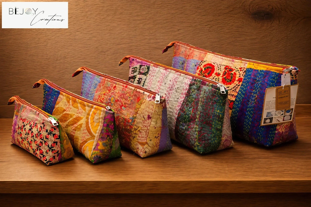 Hand Stitch Pouch Set – Beautiful Journey