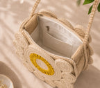 Jute Ladies Side Bag – Sunshine Bloom