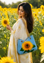 Jute Ladies Side Bag – Sunflower Hope