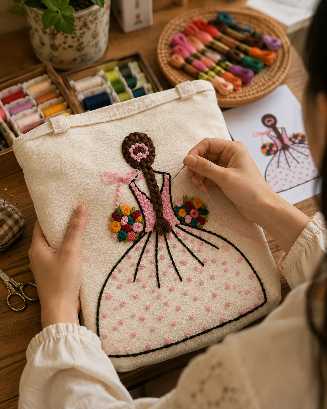Hand Stitch Ladies Side Bag – Dream of Grace