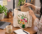 Hand Stitch Ladies Side Bag – Bloom with Joy