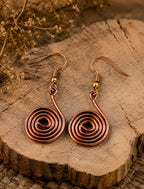 Copper Handmade Earring – Circle of Nature