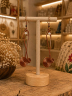 Copper Handmade Earring – Elegant Flow