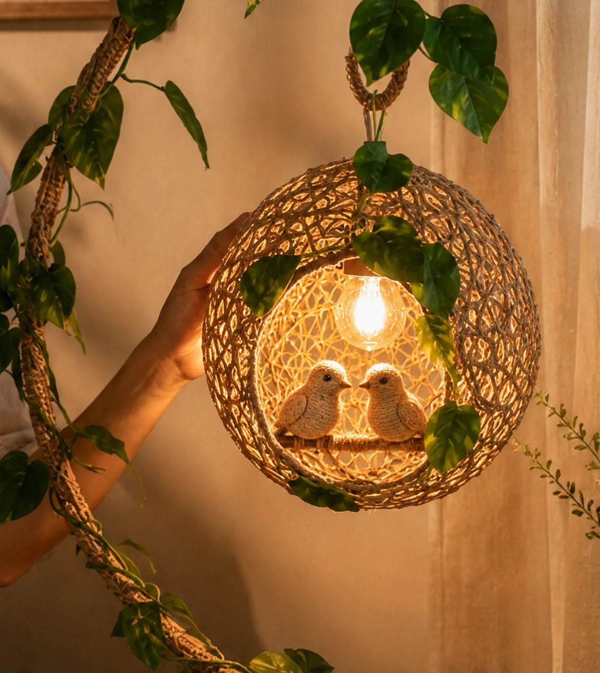 Handmade Home Decor – Nature Glow Lamp