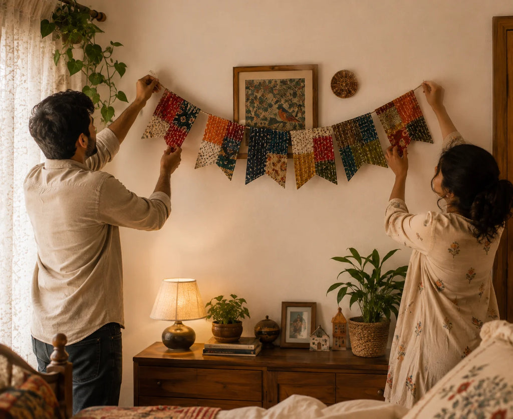 Handmade Home Decor – Fabric Celebration Bunting