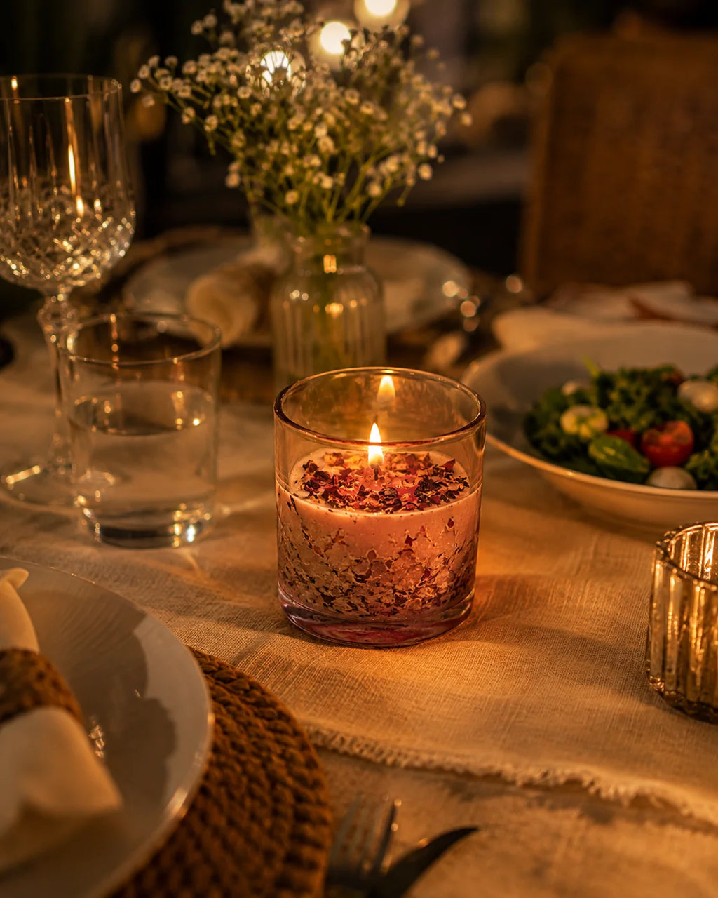 Scented Candle – Rose Serenity