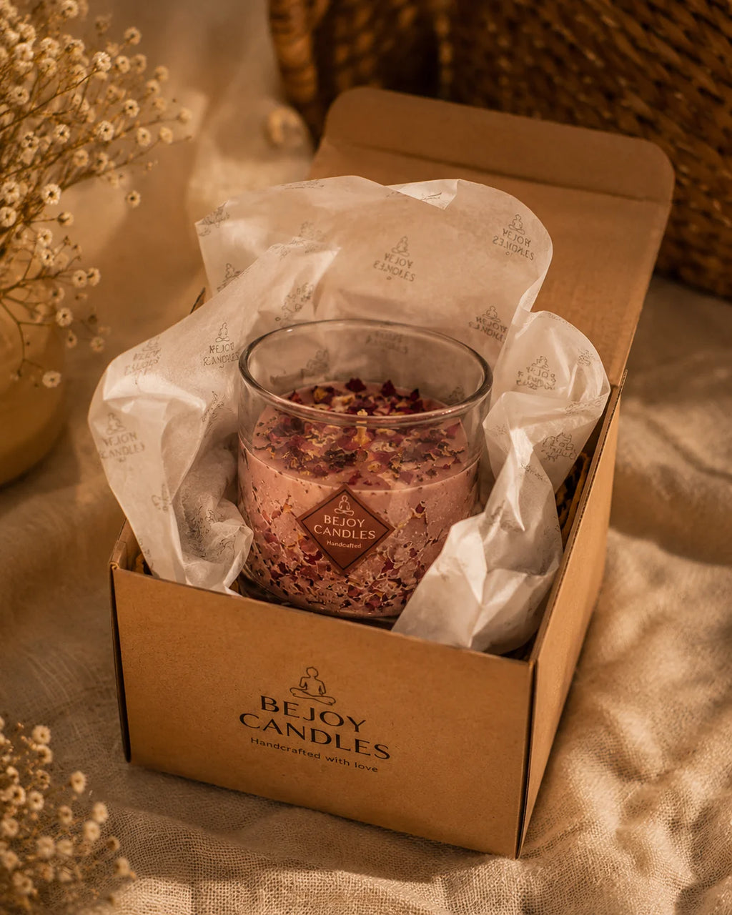 Scented Candle – Rose Serenity