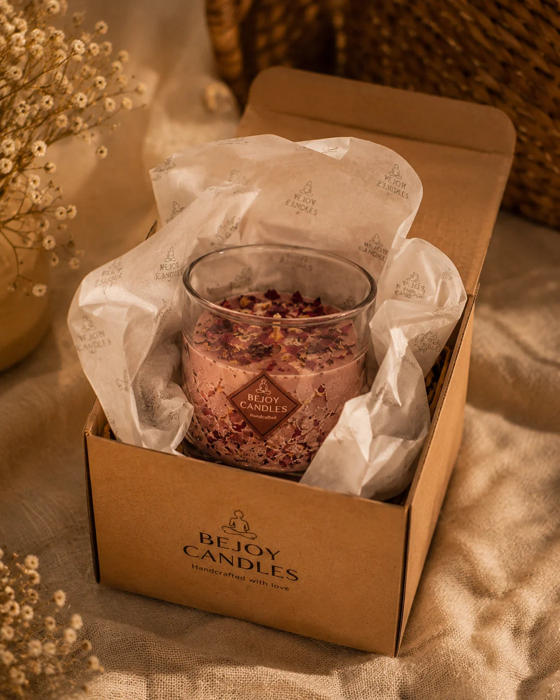 Scented Candle – Rose Serenity