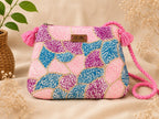 Hand Stitch Crossbody Bag- Threads of Joy