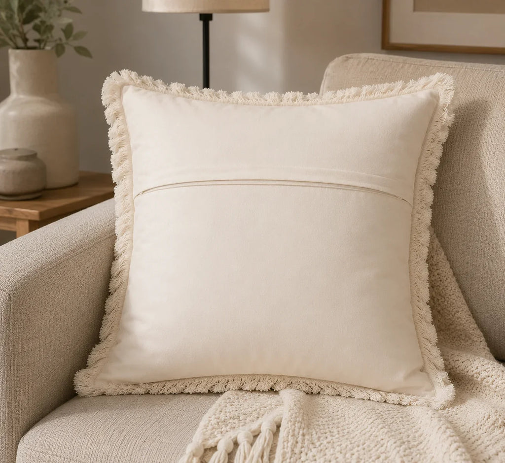 Handstitch Cushion - Ocean Bloom