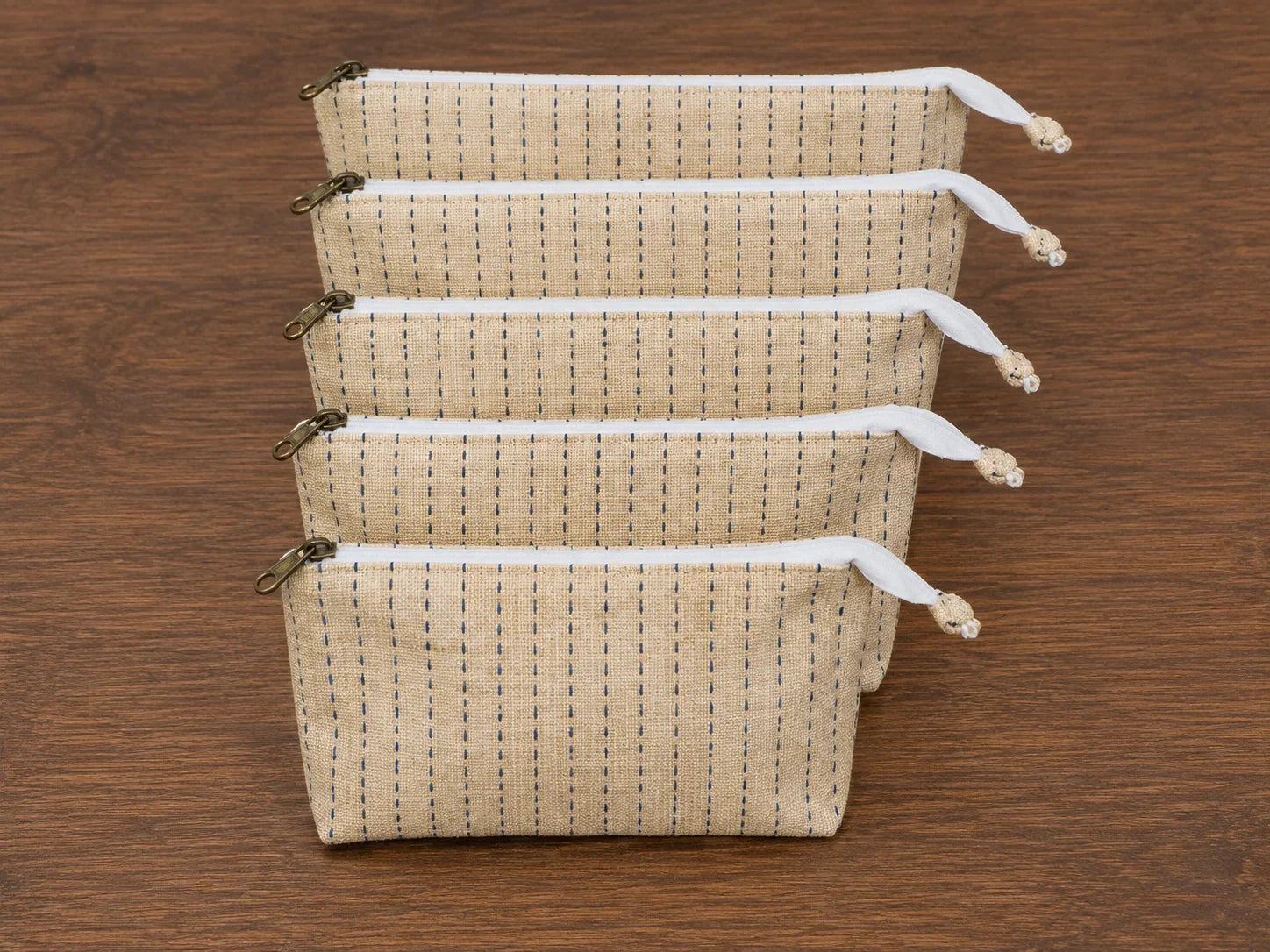 Hand Stitch Pouch Set – Simple Grace