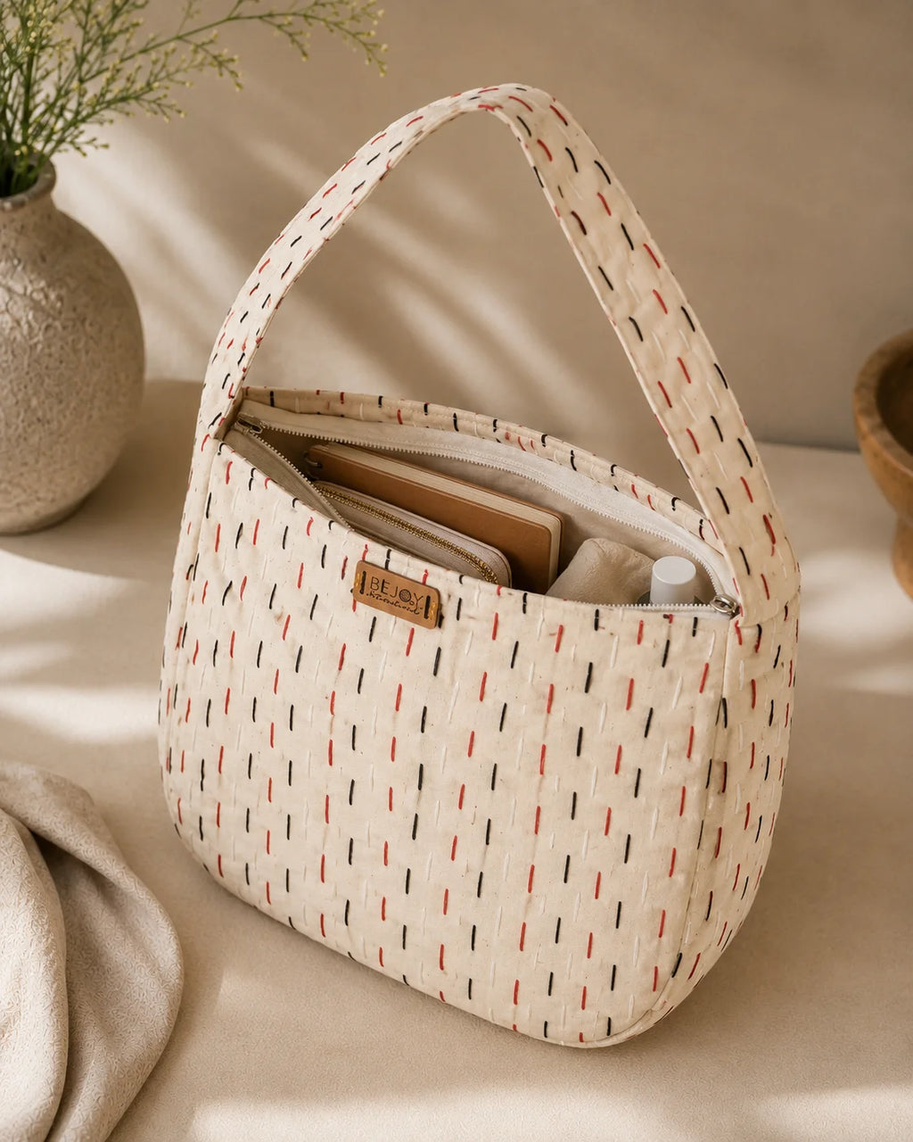 Hand Stitch Ladies Side Bag – Simple Joy