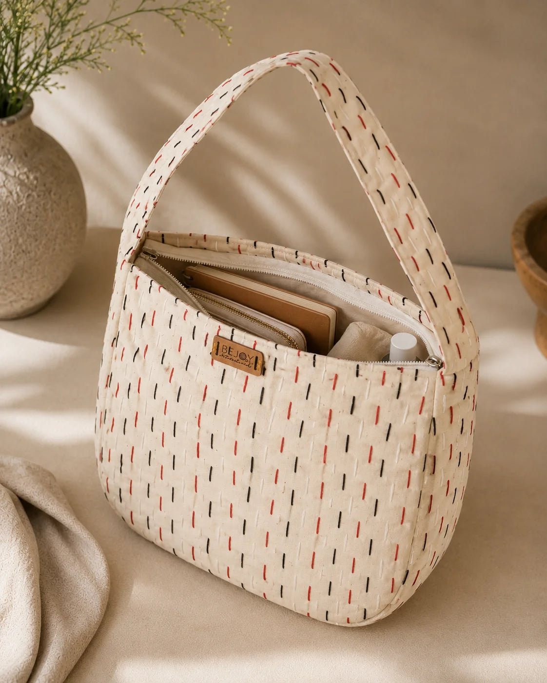 Hand Stitch Ladies Side Bag – Simple Joy