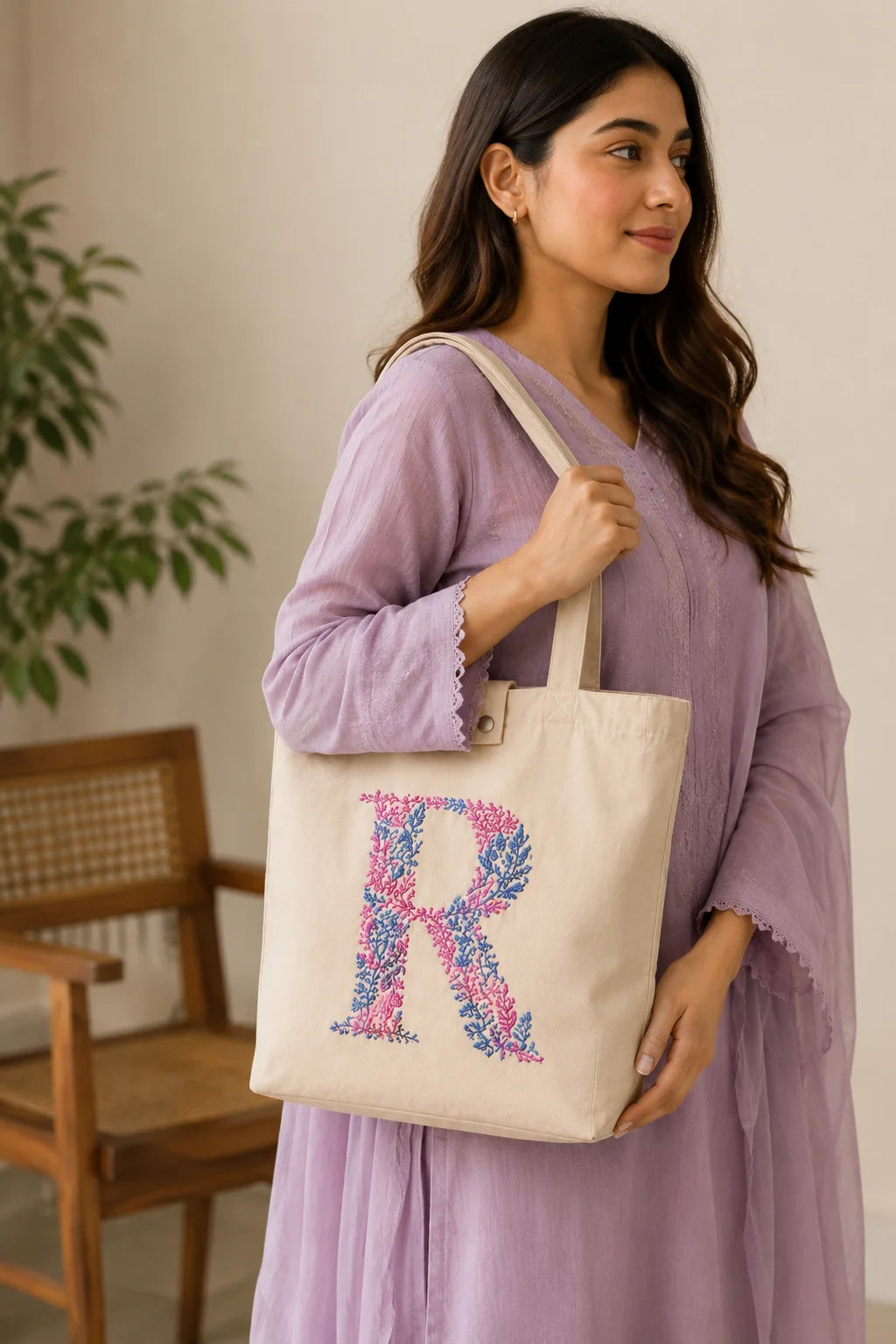 Hand Stitch Ladies Side Bag – Letter Dreams