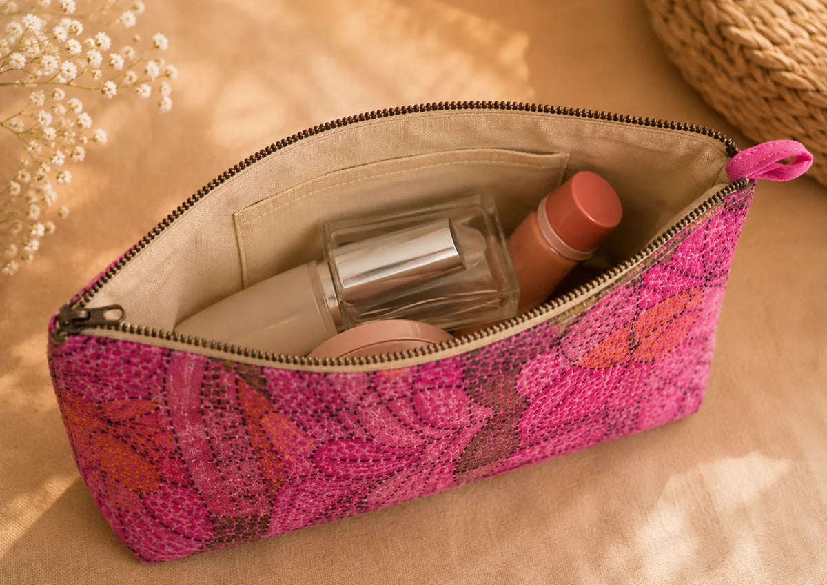 Hand Stitch Pouch Set – Shades of Love
