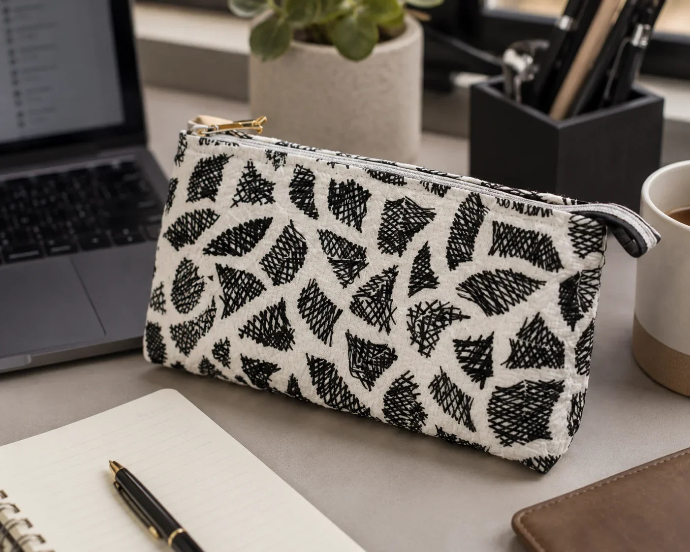 Hand Stitch Pouch – Peaceful Path