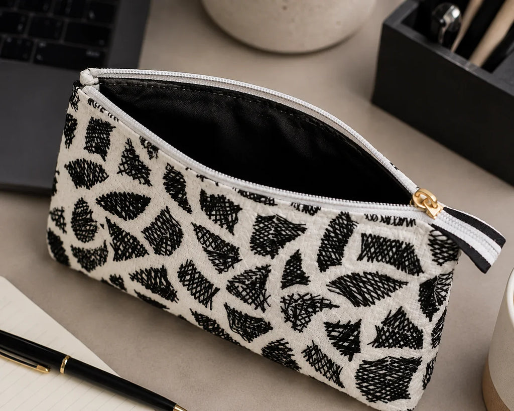 Hand Stitch Pouch – Peaceful Path