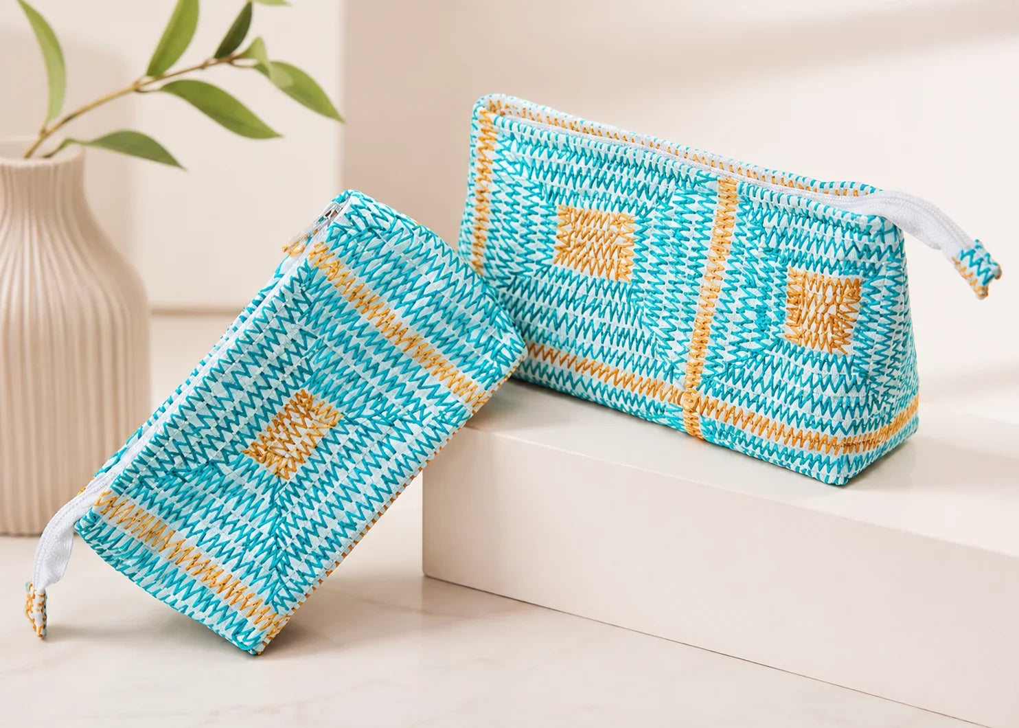 Hand Stitch Pouch – Ray of Hope
