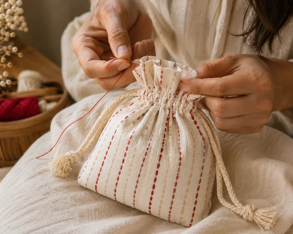 Hand Stitch Botua Bag – Pure Blessings