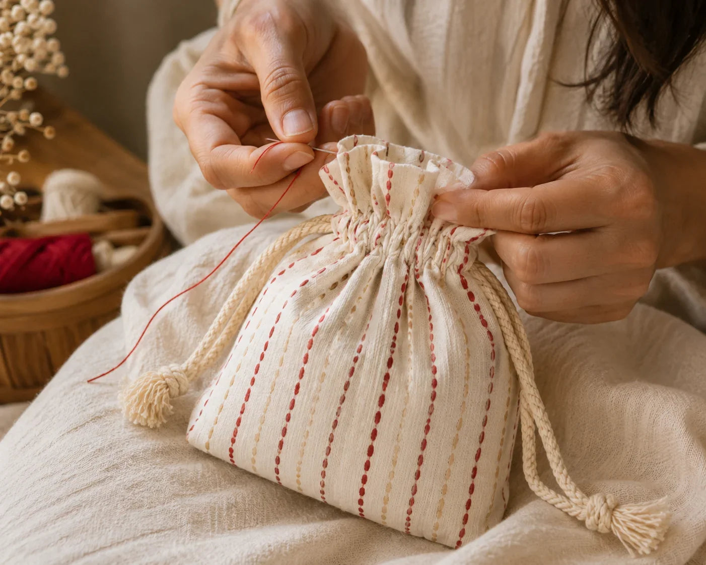 Hand Stitch Botua Bag – Pure Blessings