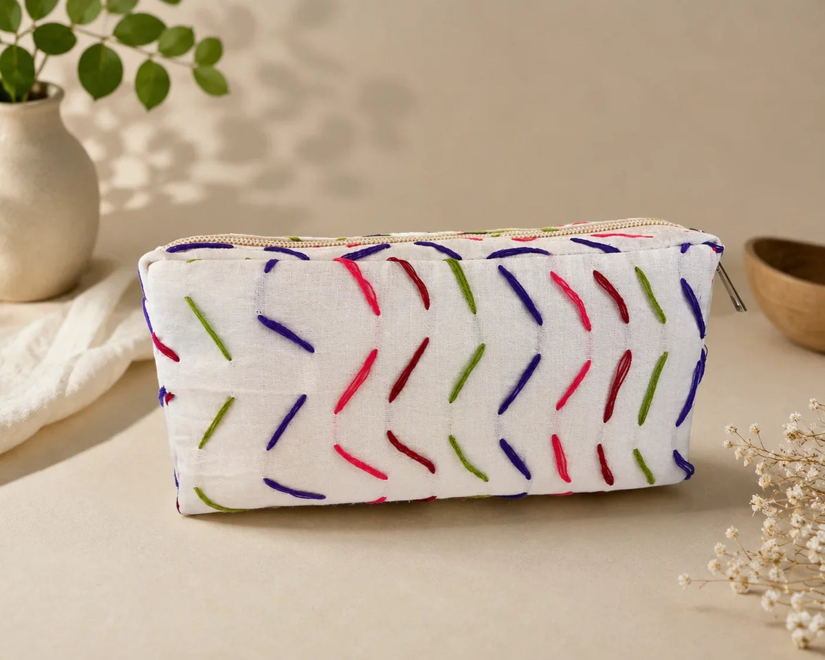 Hand Pouch-Bejoy Signature Stitch