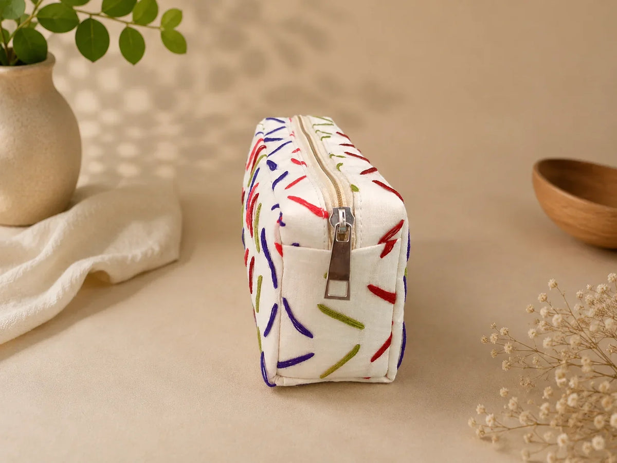 Hand Pouch-Bejoy Signature Stitch