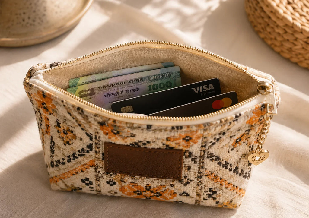Hand Stitch Pouch Set – Path of Hope