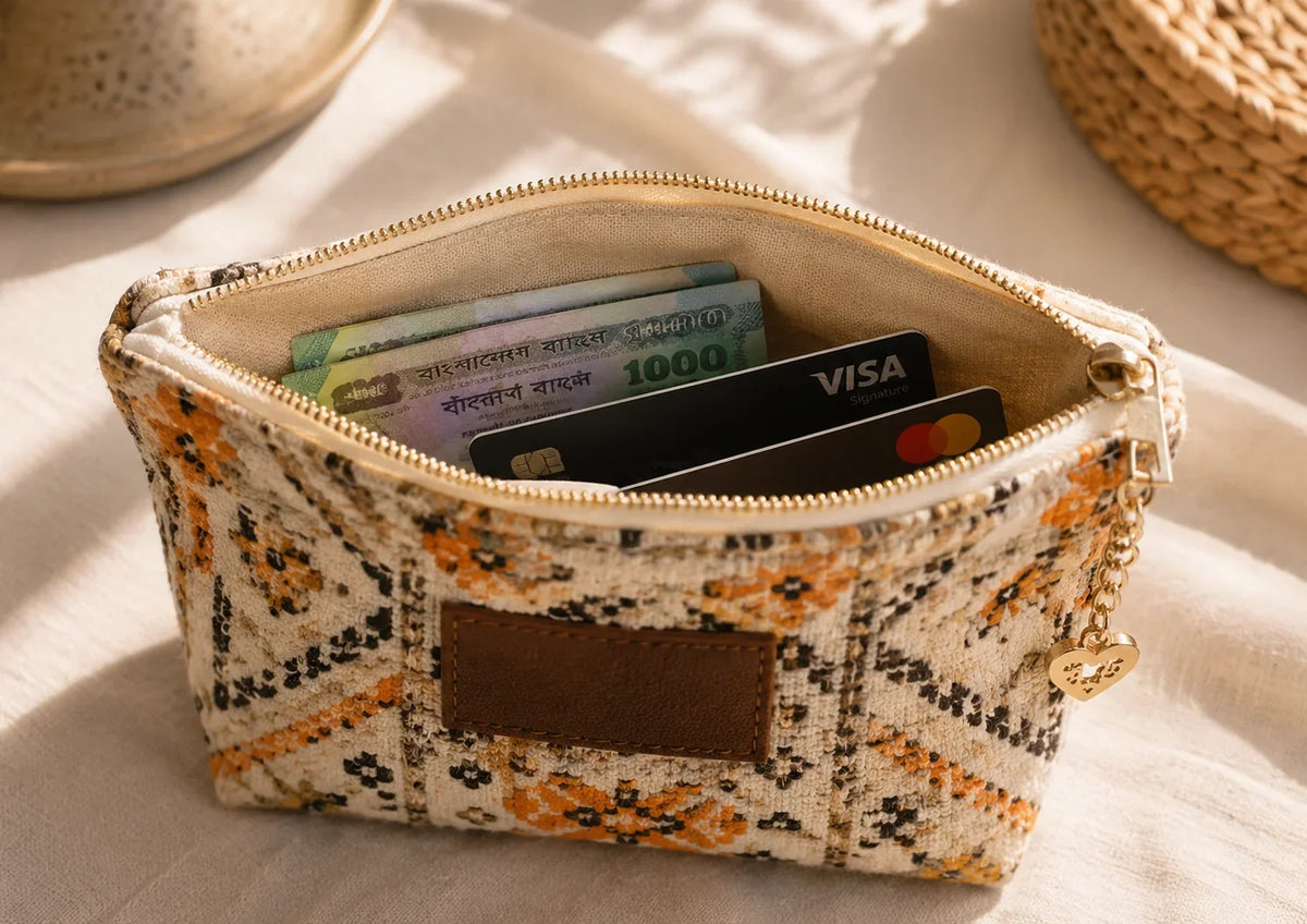 Hand Stitch Pouch Set – Path of Hope