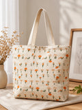 Printed Fabric Ladies Tote Bag – Soft Blossom