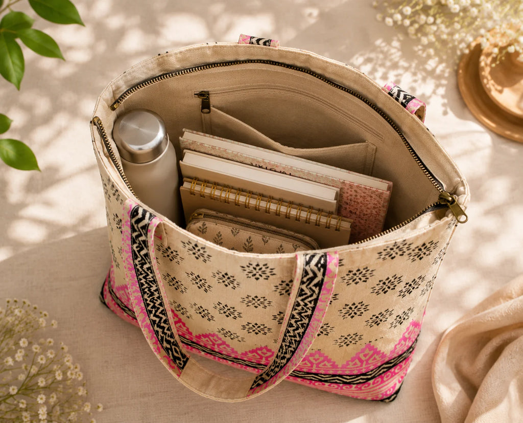 Recycle Fabric Ladies Tote Bag – Classic Charm