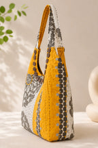 Recycle Fabric Ladies Side Bag – Golden Moments