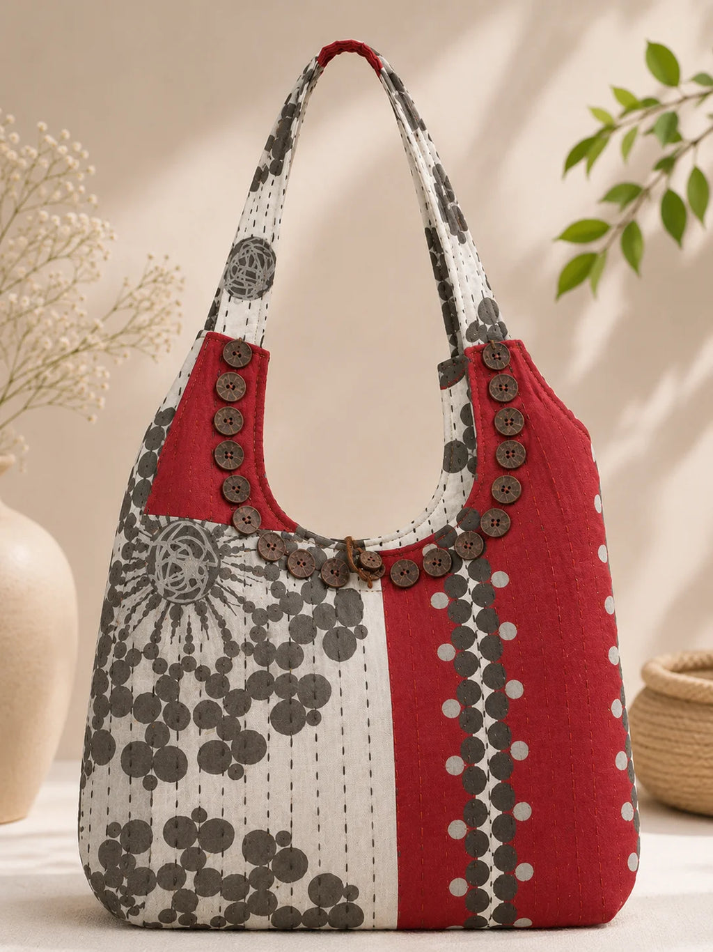 Recycle Fabric Ladies Side Bag – Golden Moments