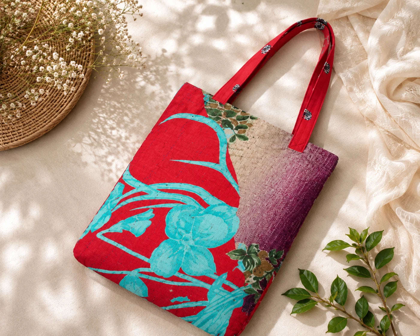 Recycle Fabric Ladies Tote Bag – Blooming Courage