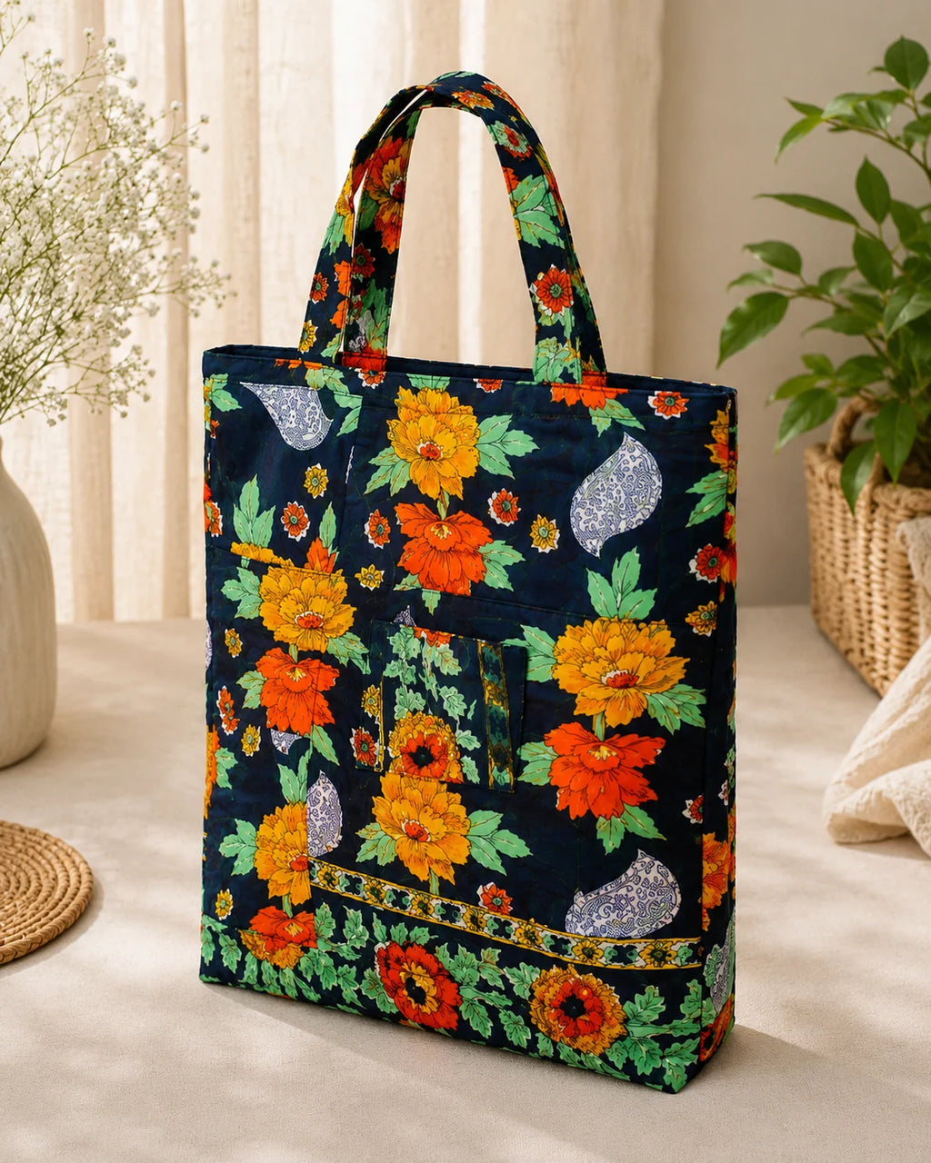 Recycle Fabric Ladies Tote Bag – Sunshine Garden