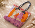 Recycle Fabric Ladies Tote Bag – Colorful Stories