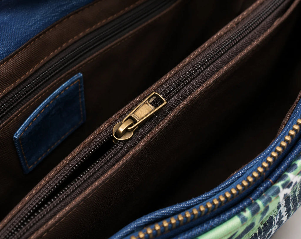 Denim Ladies Hand Bag – Bloom with Confidence