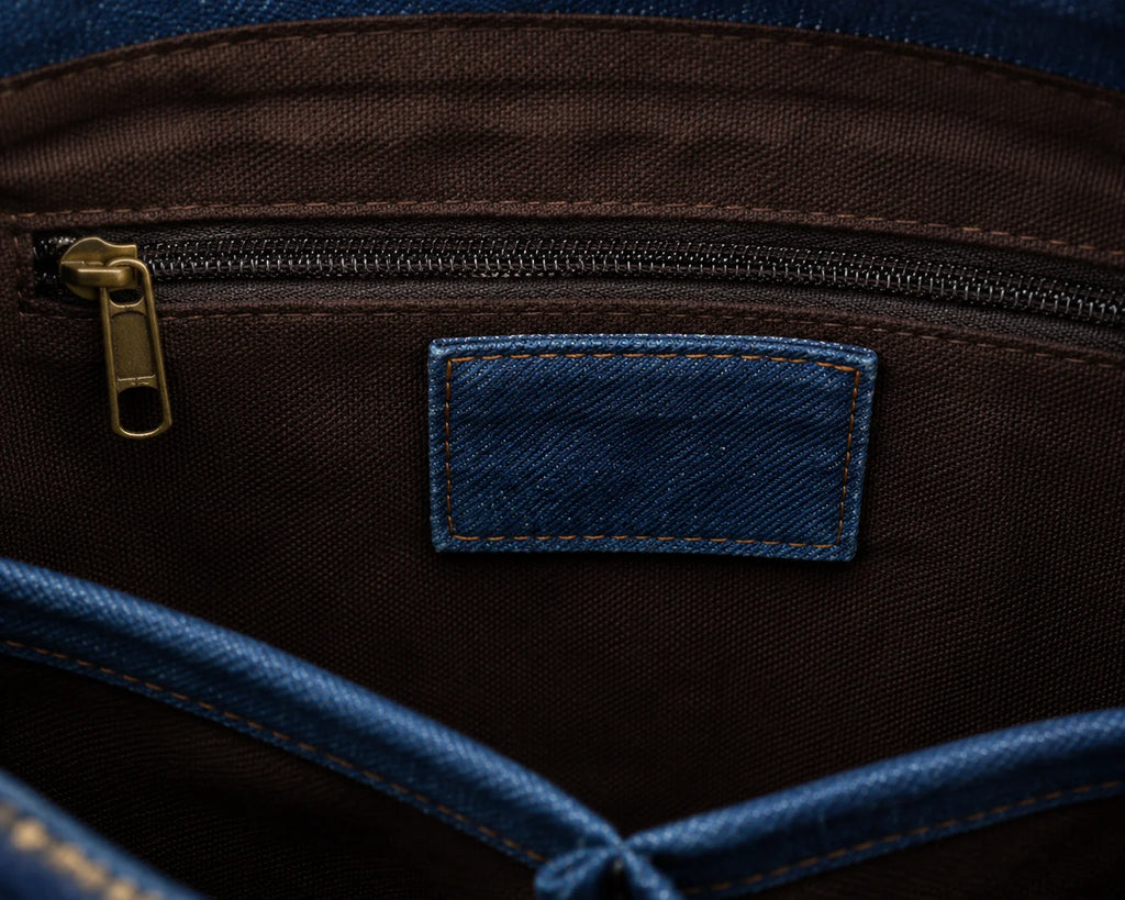 Denim Ladies Hand Bag – Bloom with Confidence