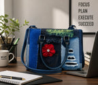 Denim Ladies Hand Bag – Bloom with Confidence