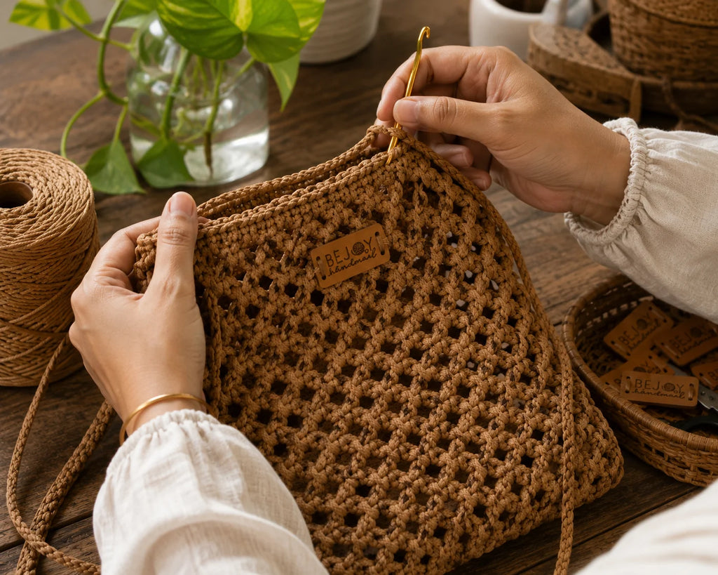 Macrame Ladies Side Bag – Touch of Grace