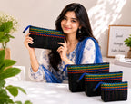 Hand Stitch Pouch Set – Bright Journey