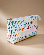 Hand Stitch Pouch – Rainbow Lines