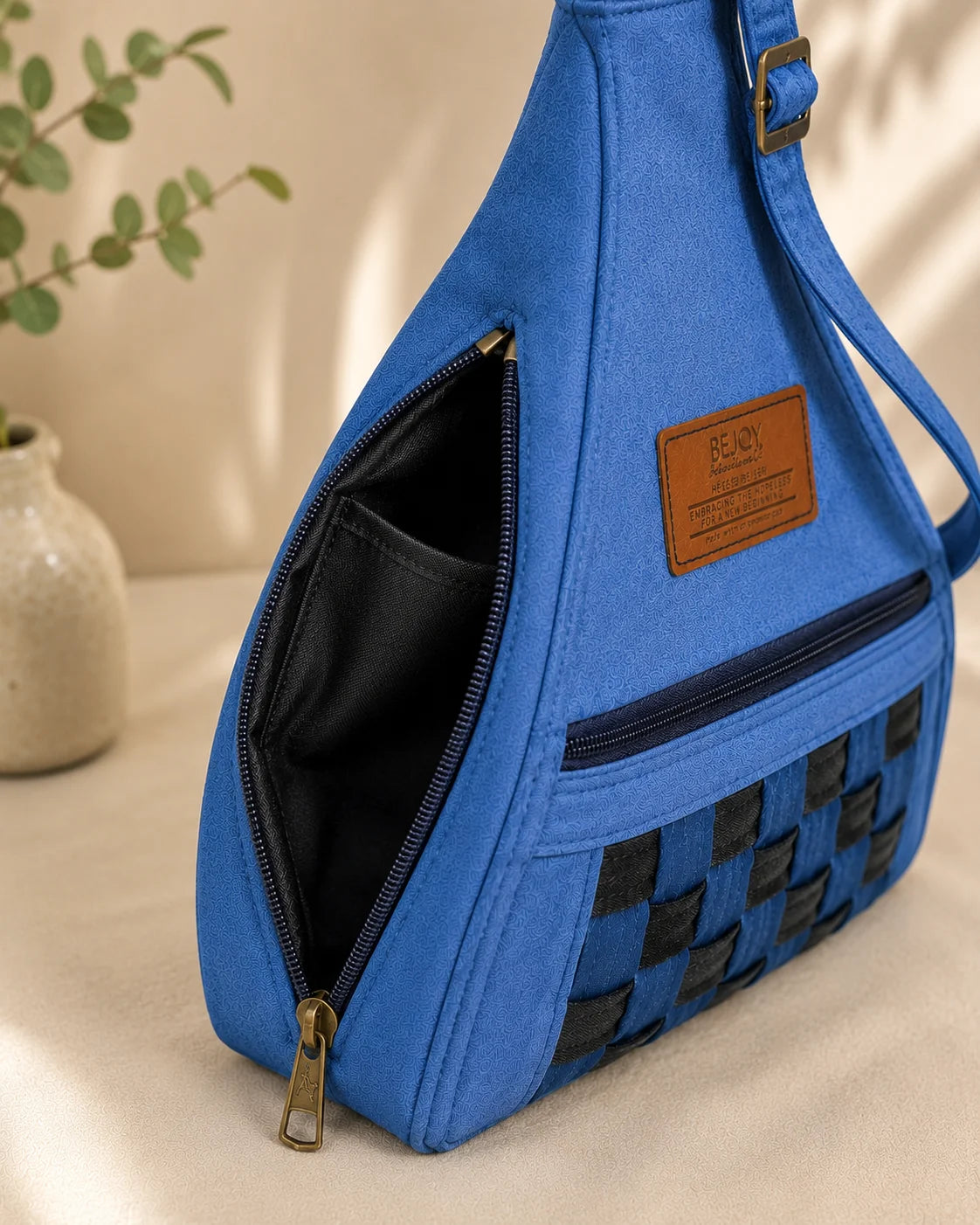 Denim Backpack– Blue Confidence