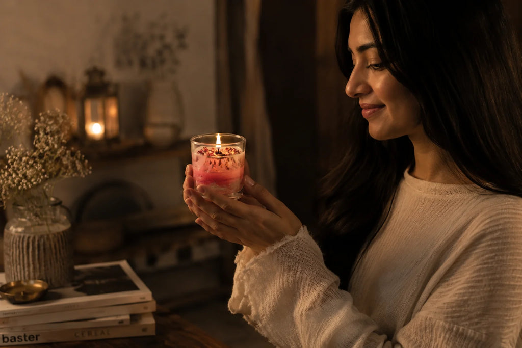 Scented Candle – Rose Serenity