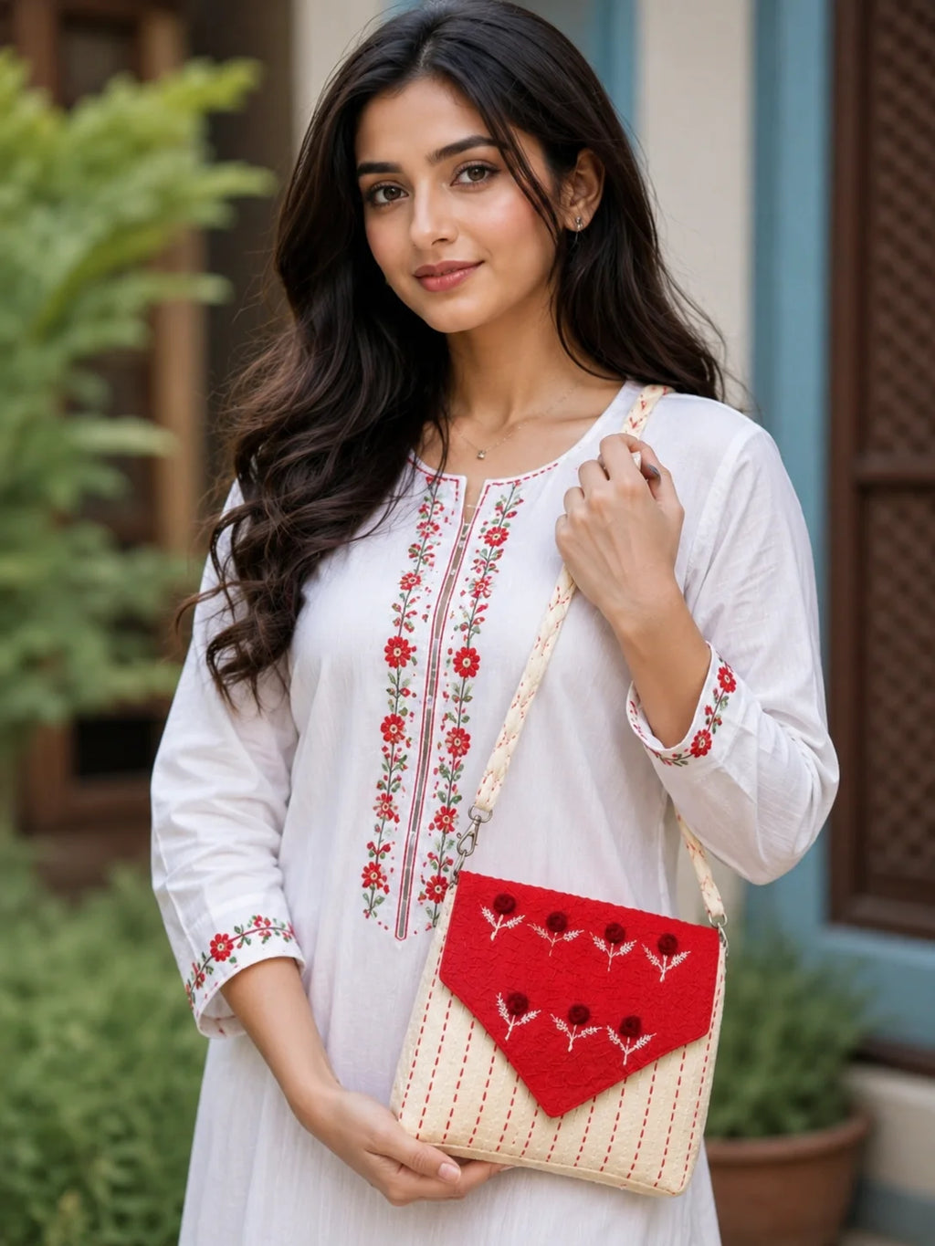 Hand Stitch Crossbody Bag – Little Dreams