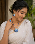 Printed Jewelry Set – Forget Me Not Bloom
