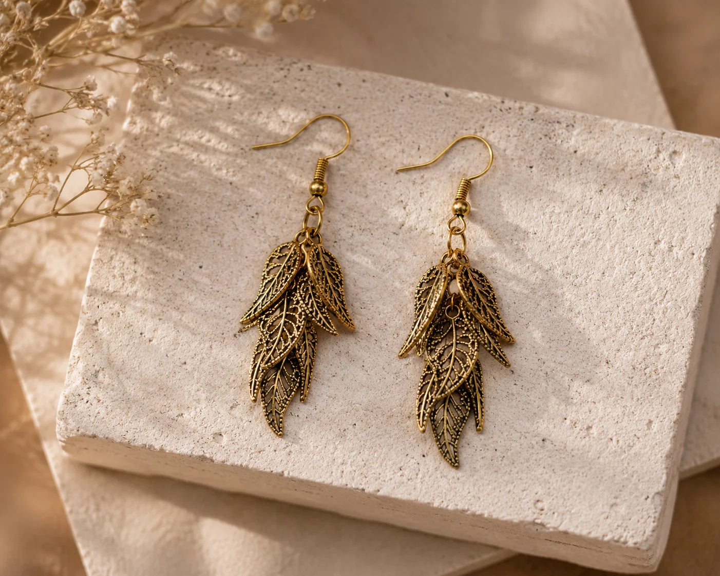 Handmade Leaf Earring – Nature Touch