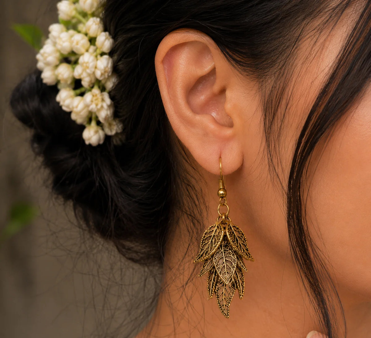 Handmade Leaf Earring – Nature Touch