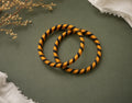 Handmade Bangle – Golden Twist