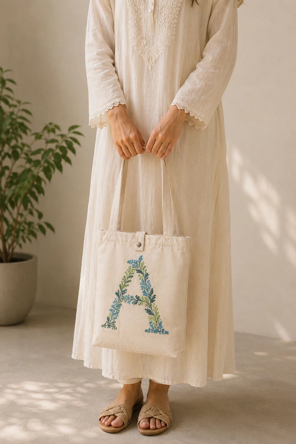 Hand Stitch Ladies Side Bag – Letter Dreams