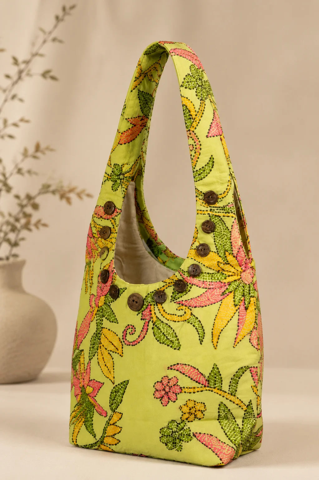 Hand Stitch Ladies Side Bag – Nature’s Harmony